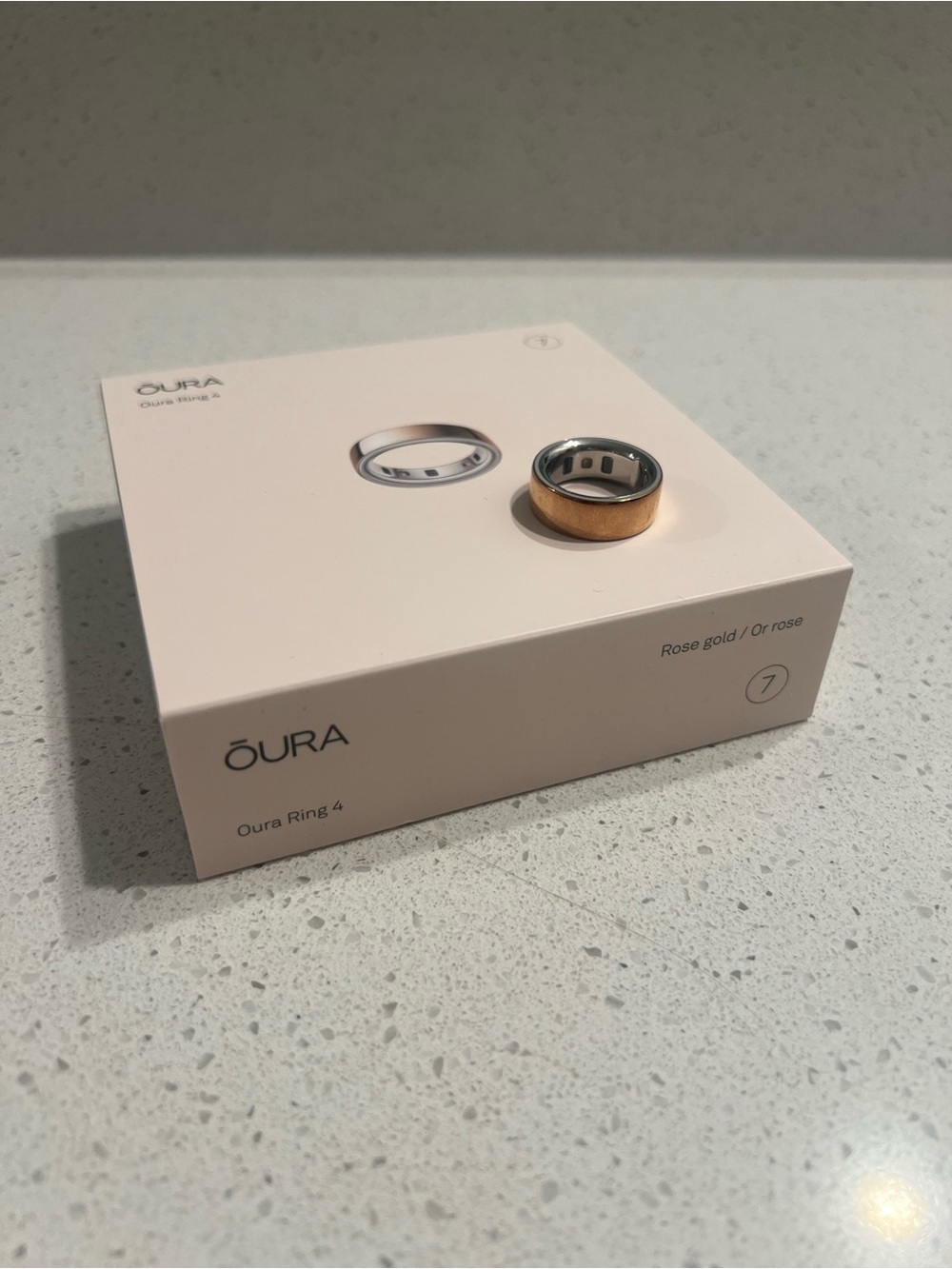 Oura 4 Smart Ring — Rose Gold size 7